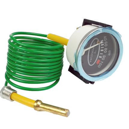 RELOGIO TEMPERATURA AGUA COMPATÍVEL 60MM 40-100C CABO 2,5MT 12M1141