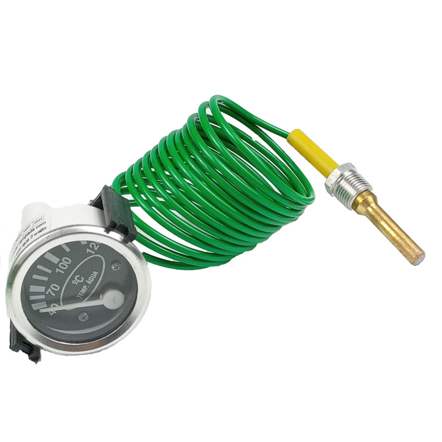RELOGIO TEMPERATURA AGUA COMPATÍVEL 52MM 40-120C CABO 3MT 12M1157