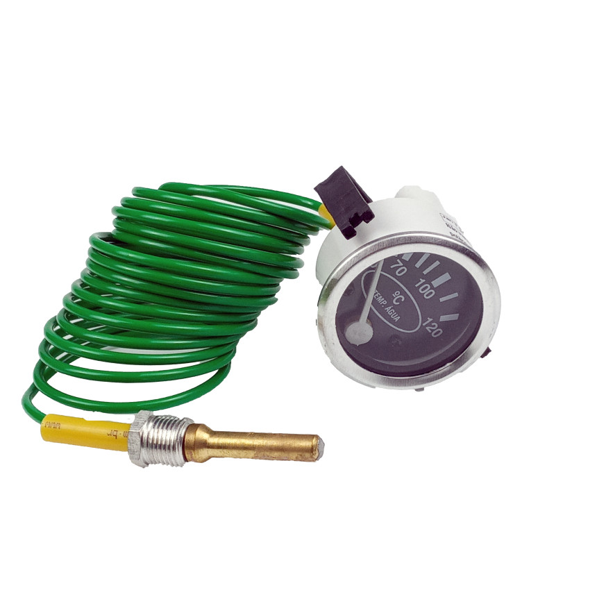 RELOGIO TEMPERATURA AGUA COMPATÍVEL 52MM 40-120C CABO 3,5MT 12M1166