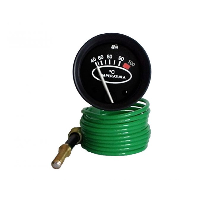 RELOGIO TEMPERATURA AGUA COMPATÍVEL 60MM 40-100C CABO 5MT 12M1184