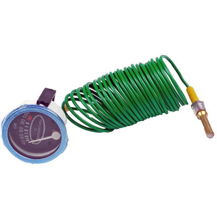 RELOGIO TEMPERATURA AGUA COMPATÍVEL 60MM 40-100C CABO 5MT 12M1184
