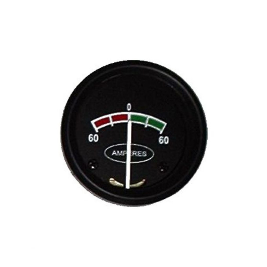 AMPERIMETRO COMPATÍVEL 52MM 12V/24V -60 +60 CROMADO 12M30306