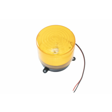 FLASH ADVERTENCIA AMARELO XENON 24V C/SUPORTE DNI4013
