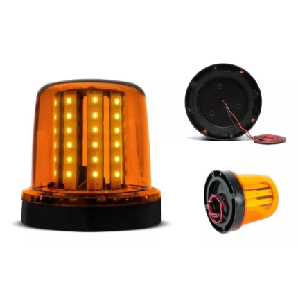 GIROFLEX LED AMARELO 10W 12/24W 54L *PARAFUSO AL280