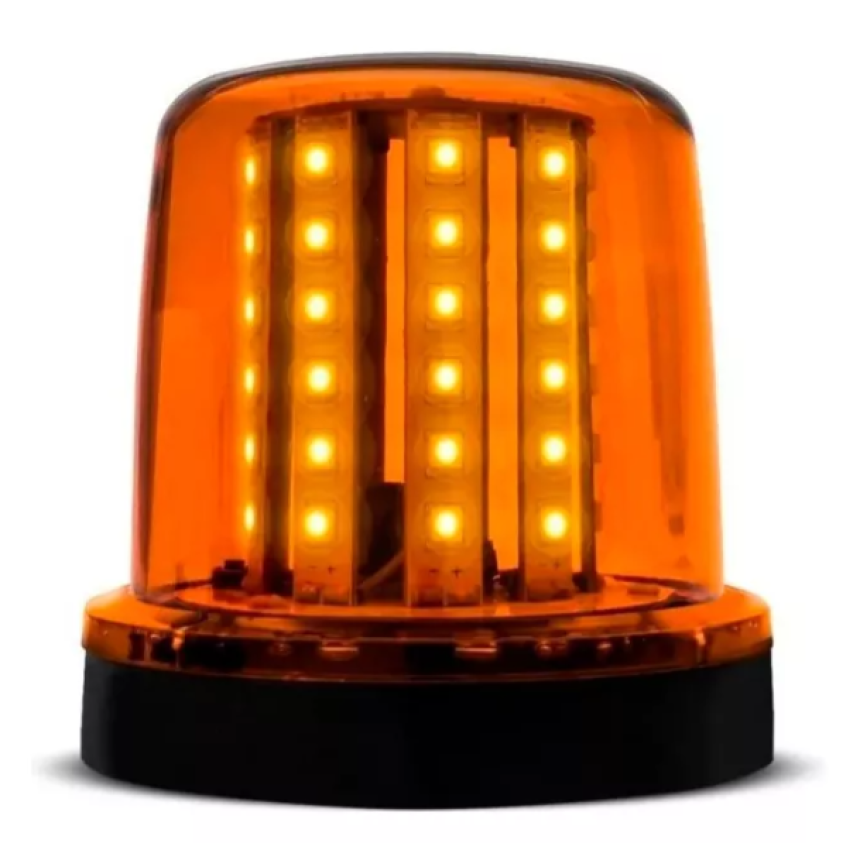 GIROFLEX LED AMARELO 10W 12/24W 54L *PARAFUSO AL280