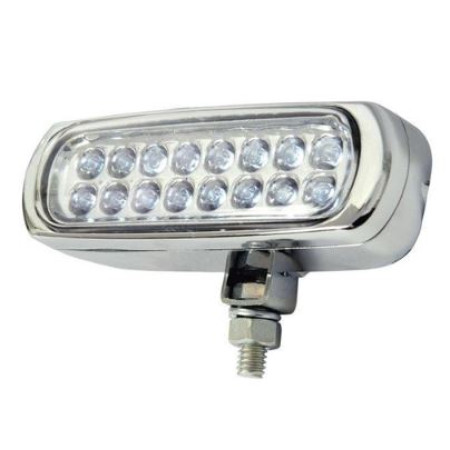 FAROL LED SLIM 12/24V BRANCO 3,2W - CROMADO AP936