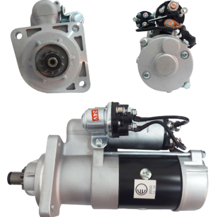 MOTOR PARTIDA COMPATÍVEL DELCO 29MT 24V 10D CAM.VW8150 DELIVERY/24250 CUMMINS *MANCAL 7.6/33 ER20649