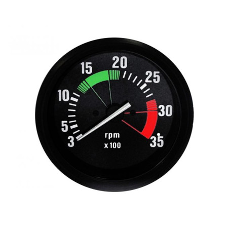 RELOGIO TACOMETRO CONTAGIRO COMPATÍVEL 12V 100MM 3500RPM 12M41030