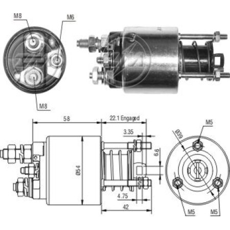 AUTOMATICO COMPATÍVEL MARELLI PALIO/MAREA - C/ PISTAO FERRO ZM9595