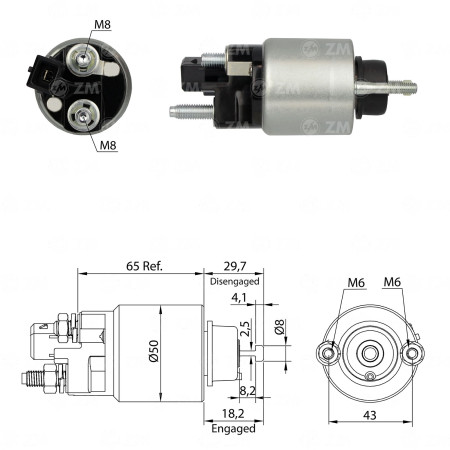 AUTOMATICO DENSO BMW 116 318 X1 X3 X5 X6 Z4 ZM3709