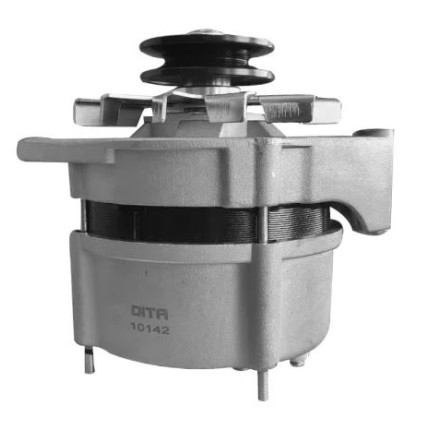 ALTERNADOR COMPATÍVEL BOSCH 12V 55A UNO/FIORINO/ELBA/FIAT 147/PREMIO/PANORAMA - POLIA 1PK DIT10142