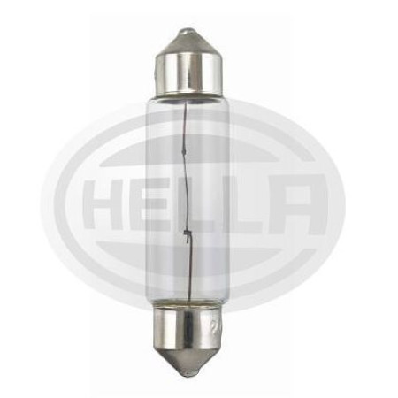 LÂMPADA TORPEDO 24V 10W 10X41MM HELLA 10PC HELLA HE6429