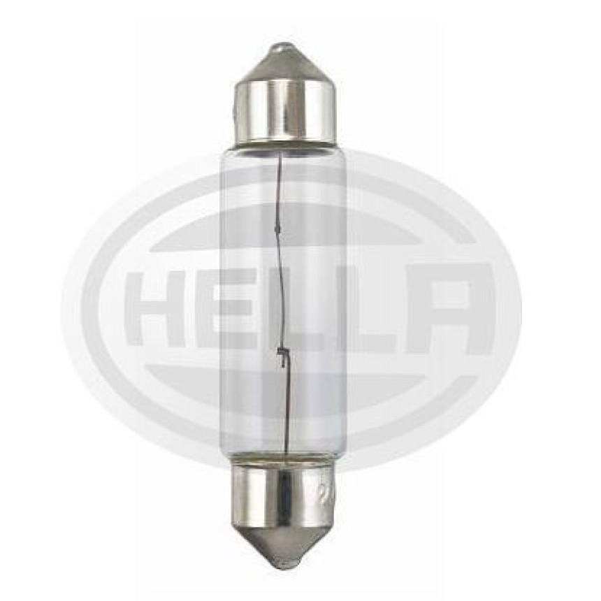 LÂMPADA TORPEDO 24V 10W 10X41MM HELLA 10PC HELLA HE6429