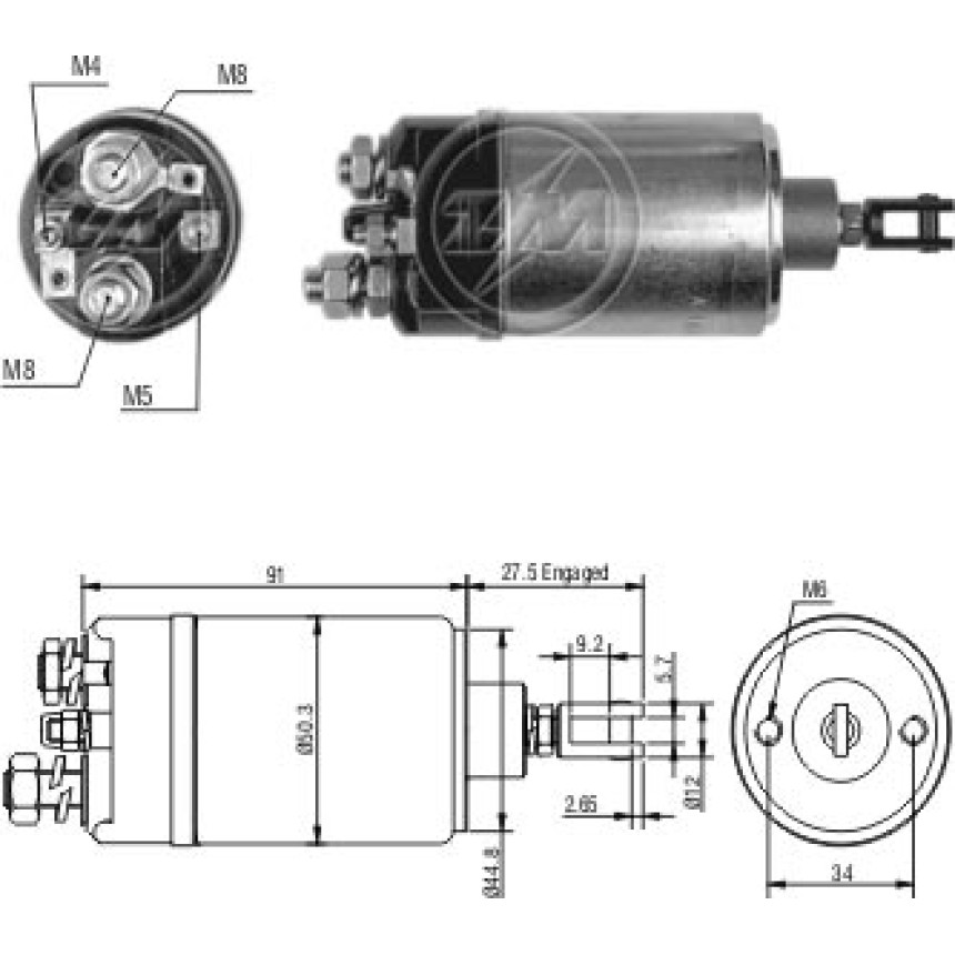 AUTOMATICO BOSCH ANTIGO OPALA COMPATÍVEL ZM523