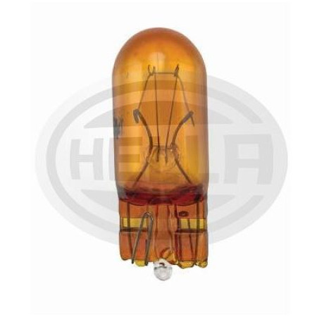 LÂMPADA PINGAO 2821/2825 12V 5W - BASE VIDRO AMARELA HELLA HE2827NA