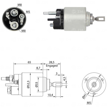 AUTOMATICO COMPATÍVEL BOSCH-MOD 3F MEGANE/SCENIC ZM1379