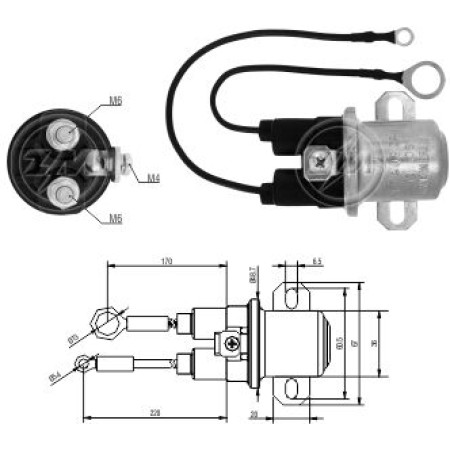 AUTOMATICO AUXILIAR COMPATÍVEL DELCO 38MT 24V ZM1409