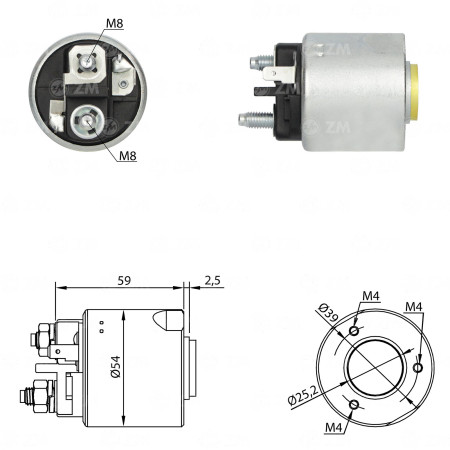 AUTOMATICO COMPATÍVEL VALEO MEGANE/CLIO/R19 - S/RESSALTO S/PISTAO ZM1491