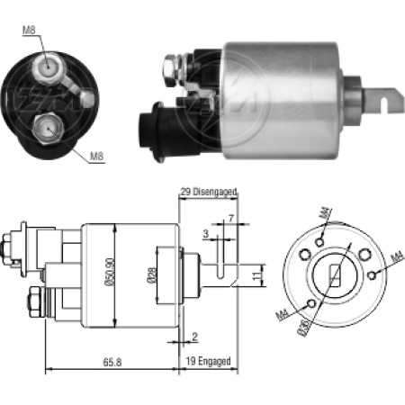 AUTOMATICO COMPATÍVEL MITSUBA HONDA 99>04 ZM1608