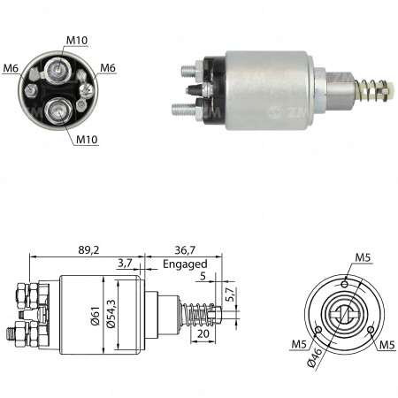 AUTOMATICO COMPATÍVEL BOSCH-EV JF 24V MB ATEGO *C/RETORNO ZM1639