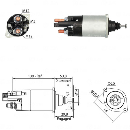 AUTOMATICO COMPATÍVEL DELCO 38MT 24V ZM1840