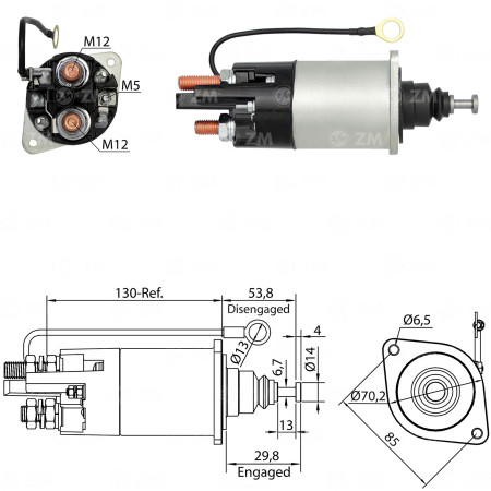 AUTOMATICO COMPATÍVEL DELCO 39MT 24V ZM1841