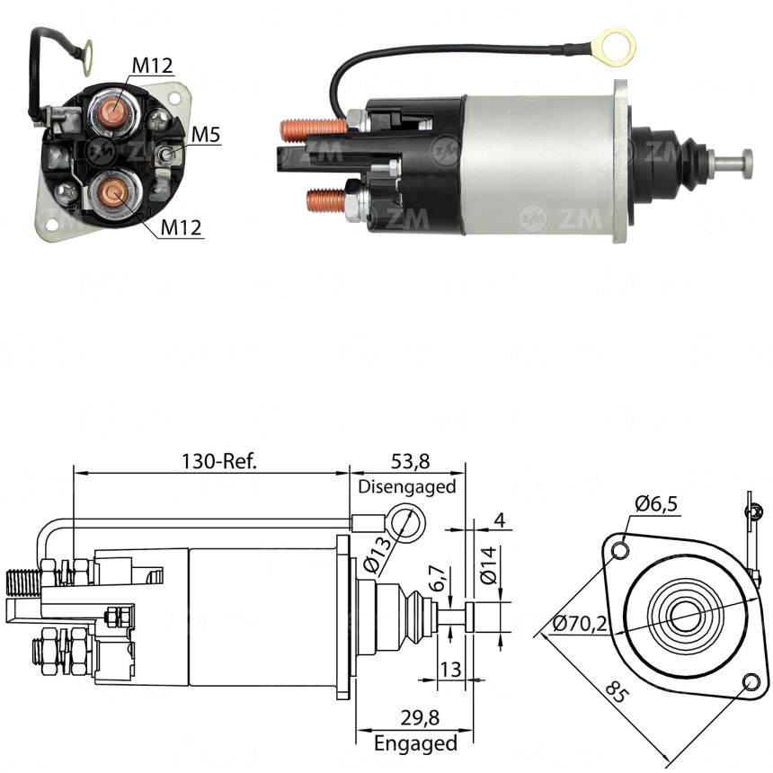 AUTOMATICO COMPATÍVEL DELCO 39MT 24V ZM1841