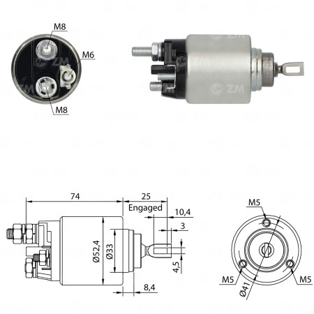AUTOMATICO COMPATÍVEL BOSCH-MOD 3F DUCATO/BOXER ZM2381