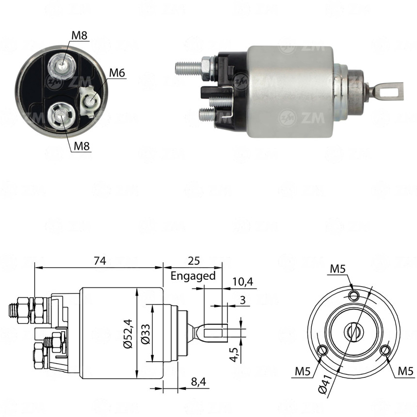AUTOMATICO COMPATÍVEL BOSCH-MOD 3F DUCATO/BOXER ZM2381