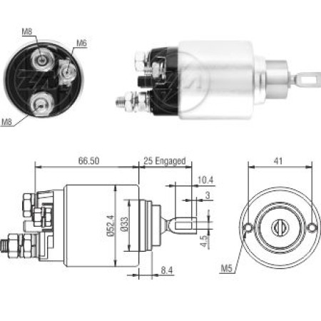 AUTOMATICO COMPATÍVEL BOSCH-MOD 2F PALIO/PUNTO ZM2382