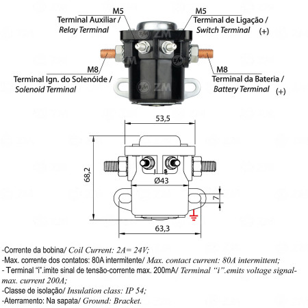 AUTOMATICO AUXILIAR COMPATÍVEL UNIVERSAL 24V ZM2401