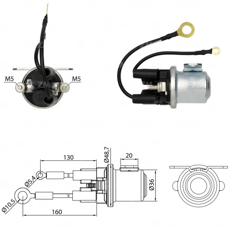 AUTOMATICO AUXILIAR COMPATÍVEL MITSUBISHI 24V VOLVO ZM2408