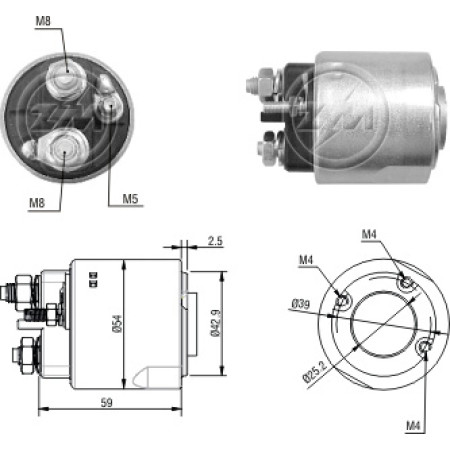 AUTOMATICO COMPATÍVEL VALEO PEUGEOT/RENAULT - C/RESSALTO S/PISTAO ZM2492