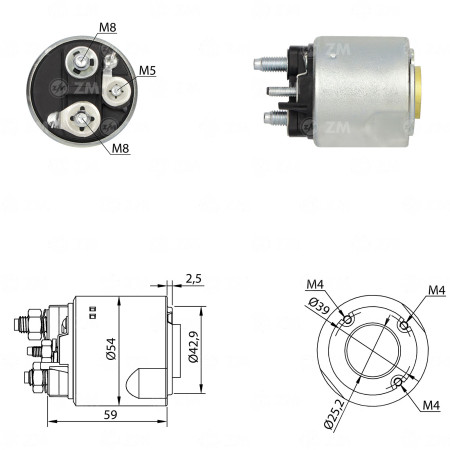 AUTOMATICO COMPATÍVEL VALEO LOGAN/SANDERO - C/RESSALTO S/PISTAO ZM2498