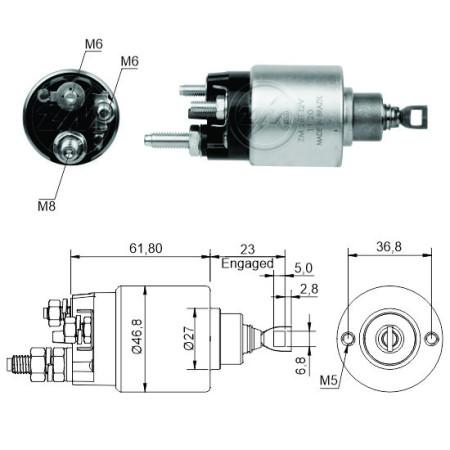 AUTOMATICO COMPATÍVEL BOSCH-MINI MOBI/UNO/PALIO F000C6 ZM281