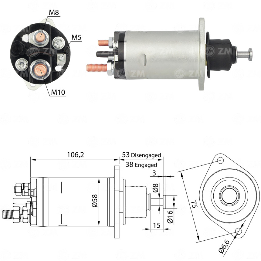 AUTOMATICO COMPATÍVEL DELCO 29MT 24V MB ATEGO ZM2818