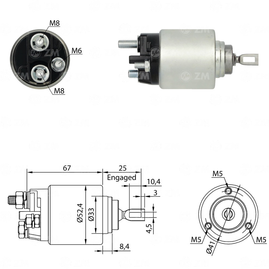 AUTOMATICO COMPATÍVEL BOSCH-MOD 3F DUCATO/BOXER ZM3381