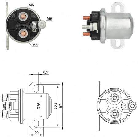 AUTOMATICO AUXILIAR COMPATÍVEL DELCO 29MT 24V - S/CABOS ZM3409