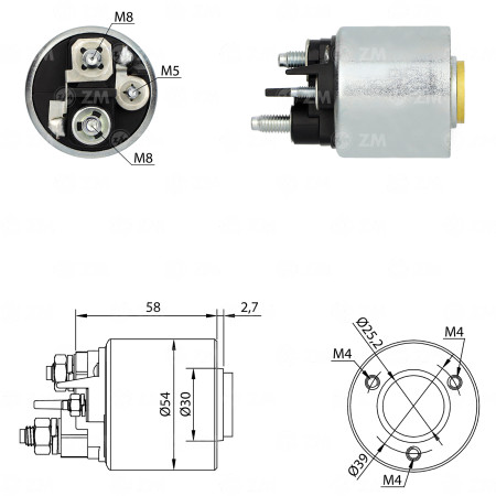 AUTOMATICO COMPATÍVEL VALEO CITROEN/RENAULT - S/RESSALTO S/PISTAO ZM3494