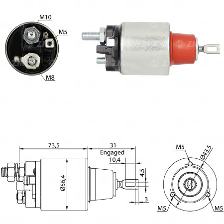 AUTOMATICO COMPATÍVEL BOSCH-FURO ESP JF C/REDUCAO MB ZM3571