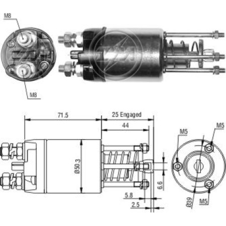 AUTOMATICO COMPATÍVEL MARELLI ANTIGO TIPO/TEMPRA ZM3651