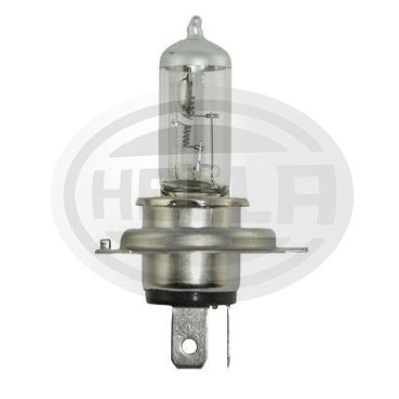 LÂMPADA H4 24V 75/70W BI-IODO -  ALTA/BAIXA DOUBLE POWER HELLA HEH424VDP