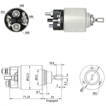 AUTOMATICO COMPATÍVEL BOSCH-MOD 3F BMW *C/RETORNO ZM378