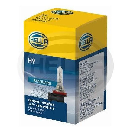 LÂMPADA H11 12V 55W - FAROL MILHA HELLA HEH11