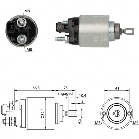 AUTOMATICO COMPATÍVEL BOSCH-MOD 2F FOX/GOL G5 - C/PLUG ZM382