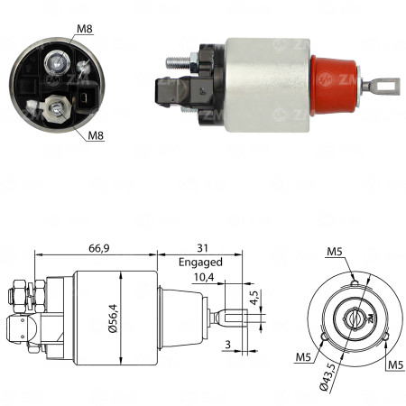 AUTOMATICO COMPATÍVEL BOSCH-FURO ESP HILUX - C/PLUG ZM3978