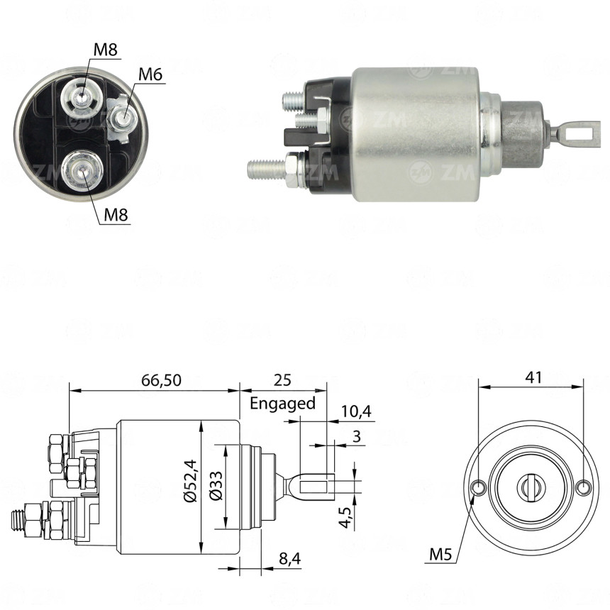 AUTOMATICO COMPATÍVEL BOSCH-MOD 2F PALIO/UNO MILLE ZM4381
