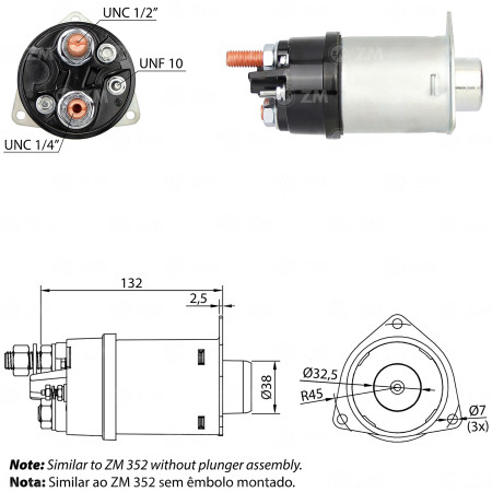 AUTOMATICO COMPATÍVEL DELCO 41MT/37MT 12V - S/PISTAO ZM452