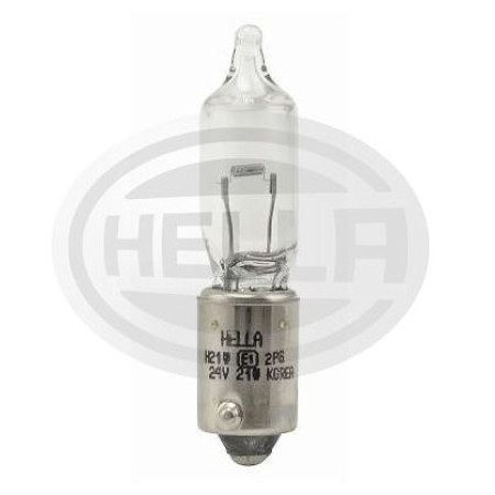 LÂMPADA H21 24V 24W BAY9S PISCA VOLVO HELLA HEH2124V