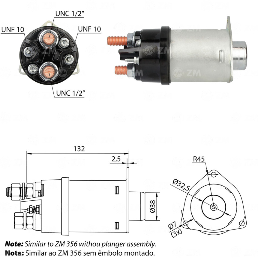 AUTOMATICO COMPATÍVEL DELCO 42MT 12V - S/PISTAO ZM456